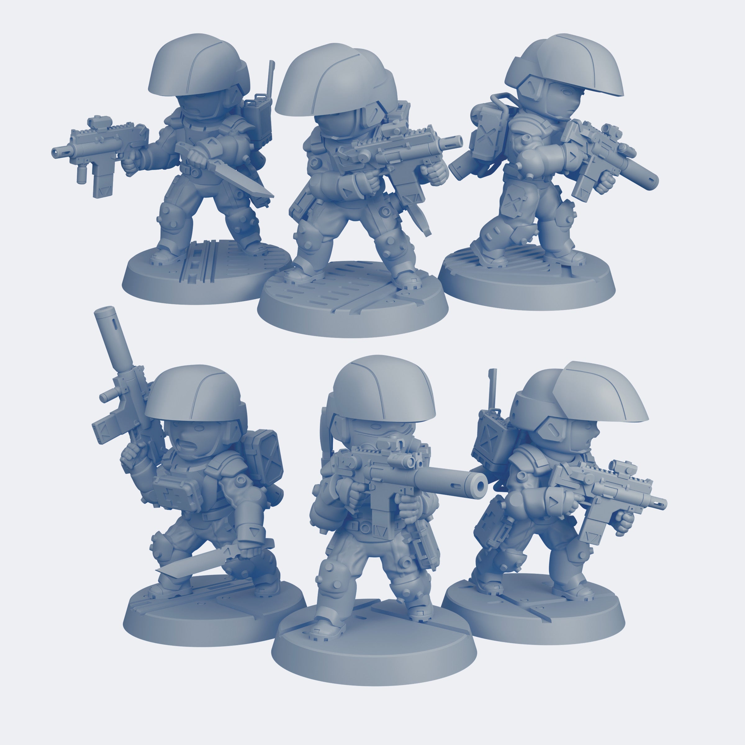 ARC-RANGERS with Carbines // STL – Space-Ops 3030