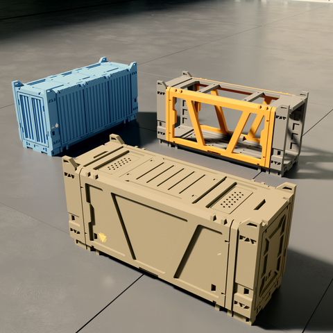 Sci-Fi Containers // STL
